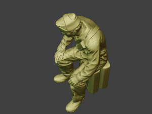 italian tank crew unit ww2 sit itcu1 3D Print Model