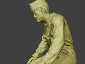 italian tank crew unit ww2 sit itcu1 3D Print Model