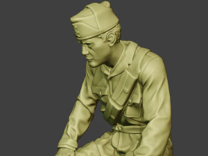 italian tank crew unit ww2 sit itcu1 3D Print Model