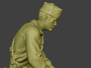 italian tank crew unit ww2 sit itcu1 3D Print Model