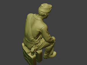 italian tank crew unit ww2 sit itcu1 3D Print Model