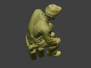 italian tank crew unit ww2 sit itcu1 Model do druku 3D
