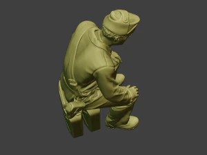 italian tank crew unit ww2 sit itcu1 3D Print Model