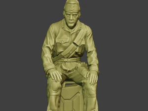 italian tank crew unit ww2 sit itcu1 3D Print Model