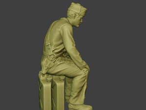 italian tank crew unit ww2 sit itcu1 Model do druku 3D