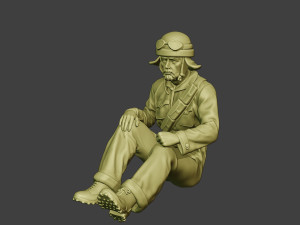 italian tank crew unit ww2 sit3 itcu1 3D-Druckmodell