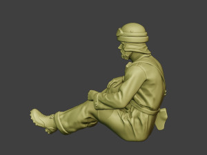 italian tank crew unit ww2 sit3 itcu1 3D-Druckmodell