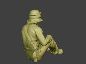 italian tank crew unit ww2 sit3 itcu1 3D-Druckmodell