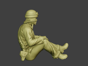 italian tank crew unit ww2 sit3 itcu1 3D-Druckmodell