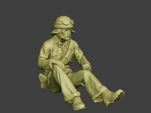 italian tank crew unit ww2 sit3 itcu1 3D-Druckmodell