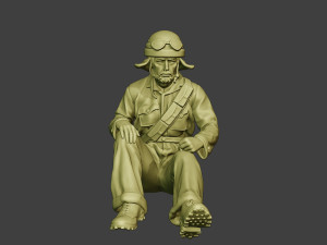 italian tank crew unit ww2 sit3 itcu1 3D-Druckmodell