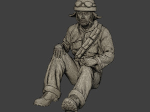 italian tank crew unit ww2 sit3 itcu1 3D-Druckmodell