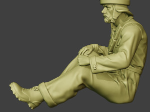 italian tank crew unit ww2 sit3 itcu1 3D-Druckmodell
