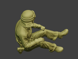 italian tank crew unit ww2 sit3 itcu1 3D-Druckmodell