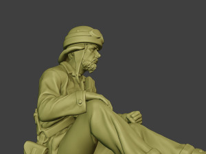 italian tank crew unit ww2 sit3 itcu1 3D-Druckmodell