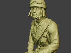 italian tank crew unit ww2 sit4 itcu1 3D Baskı Modeli