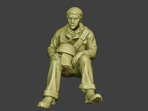 italian tank crew unit ww2 sit5 itcu1 3D Print Model