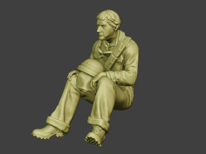 italian tank crew unit ww2 sit5 itcu1 3D Print Model