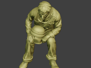 italian tank crew unit ww2 sit5 itcu1 3D Print Model