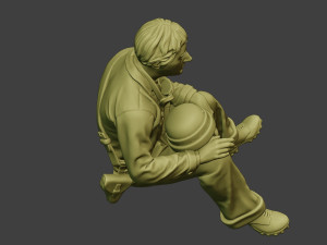 italian tank crew unit ww2 sit5 itcu1 3D Print Model