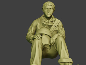 italian tank crew unit ww2 sit5 itcu1 3D Print Model