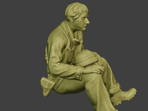 italian tank crew unit ww2 sit5 itcu1 3D Print Model