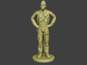italian tank crew unit ww2 stand itcu1 3D Принт Модель