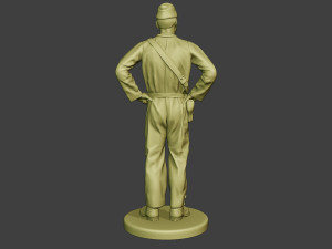 italian tank crew unit ww2 stand itcu1 3D Принт Модель