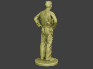 italian tank crew unit ww2 stand itcu1 3D Принт Модель