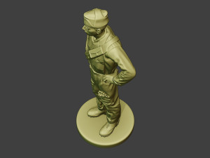 italian tank crew unit ww2 stand itcu1 3D Принт Модель