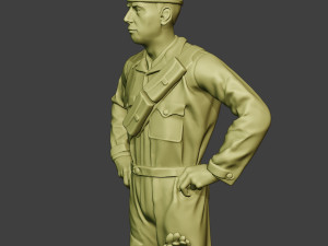 italian tank crew unit ww2 stand itcu1 3D Принт Модель