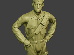 italian tank crew unit ww2 stand itcu1 3D Принт Модель