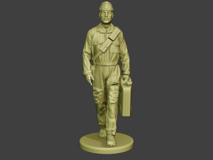 italian tank crew unit ww2 walk itcu1 3D 프린트 모델