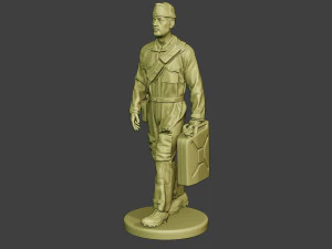 italian tank crew unit ww2 walk itcu1 3D Print Model
