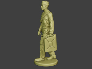 italian tank crew unit ww2 walk itcu1 3D 프린트 모델