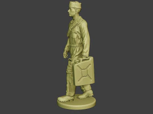 italian tank crew unit ww2 walk itcu1 3D Print Model