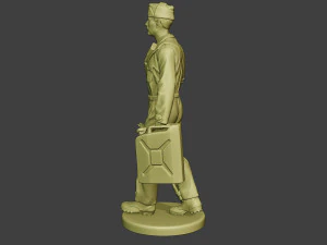 italian tank crew unit ww2 walk itcu1 3D Print Model