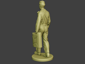 italian tank crew unit ww2 walk itcu1 3D 프린트 모델