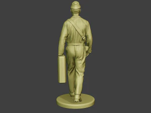 italian tank crew unit ww2 walk itcu1 3D Print Model