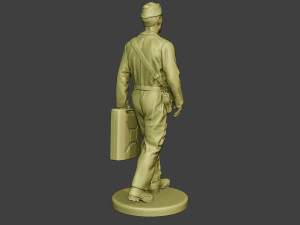 italian tank crew unit ww2 walk itcu1 3D Print Model