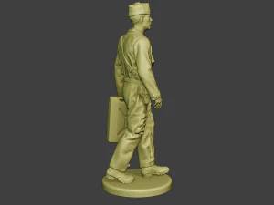 italian tank crew unit ww2 walk itcu1 3D Print Model