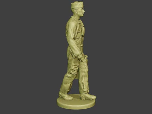 italian tank crew unit ww2 walk itcu1 3D Print Model