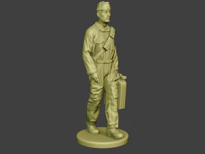 italian tank crew unit ww2 walk itcu1 3D Print Model