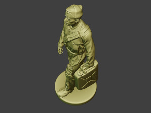 italian tank crew unit ww2 walk itcu1 3D 프린트 모델