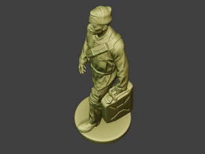 italian tank crew unit ww2 walk itcu1 3D Print Model