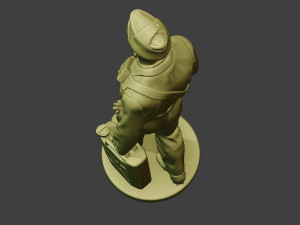 italian tank crew unit ww2 walk itcu1 3D 프린트 모델