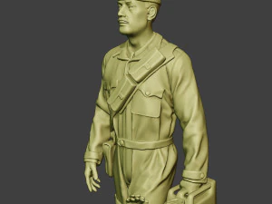italian tank crew unit ww2 walk itcu1 3D Print Model