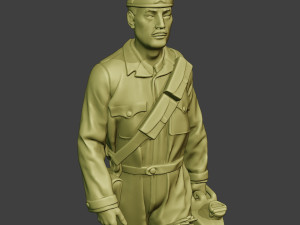 italian tank crew unit ww2 walk itcu1 3D 프린트 모델