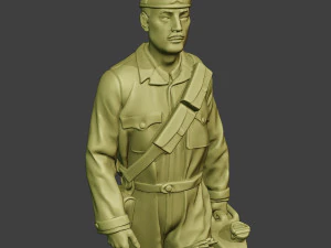 italian tank crew unit ww2 walk itcu1 3D Print Model