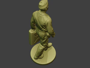 italian tank crew unit ww2 walk itcu1 3D Print Model